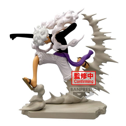 Figurine Monkey D. Luffy Gear 5 Senkozekkei - Banpresto - 